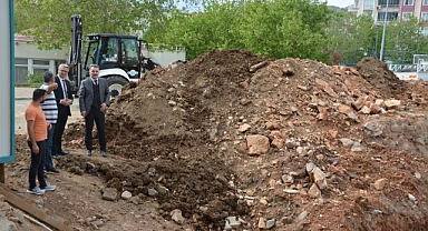 Kaymakam Odabaş’tan Eğitim Yatırımlarına İnceleme   