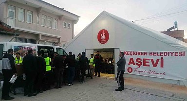 Keçiören Belediyesi'nden deprem bölgesinde iftar hizmeti