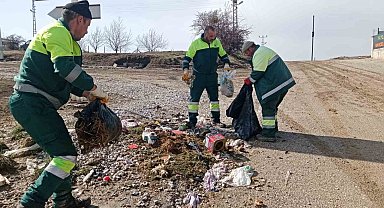 Keçiören'in kırsal kesimlerinde temizlik
