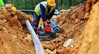 Milas'ta içme suyu hat yapımının yüzde 90'ını tamamladı