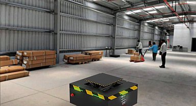 Öğrencilerin ürettiği yük taşıma robotu TEKNOFEST finalinde