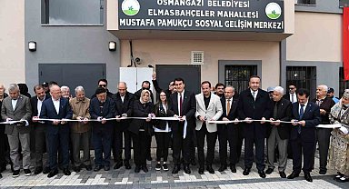 Osmangazi'den Elmasbahçeler'e örnek hizmet