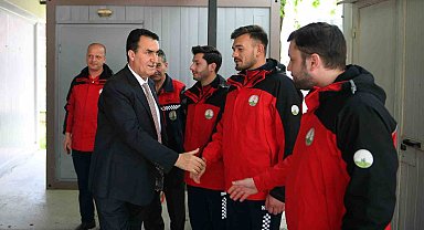 Osmangazi'nin deprem kahramanlarına büyük onur