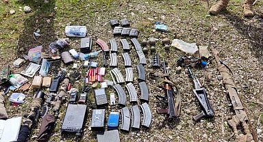 Pençe-Kilit Operasyonu'nda Silah Ve Mühimmat Ele Geçirildi