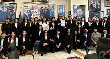 Polis Meslek Eğitim Merkezi 29. dönem yedek adaylarından Canpolat'a ziyaret