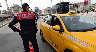 Taksim'de helikopter destekli huzur uygulaması