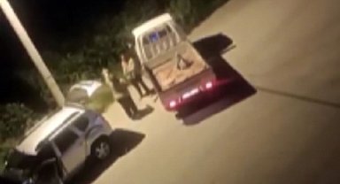 Tarla sahibine yakalanan enginar hırsızı: 