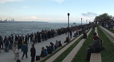 TCG Anadolu gemisinde bayram yoğunluğu