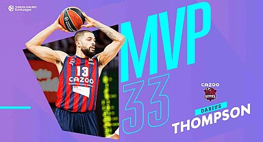 THY Euroleague'de 33. haftanın MVP'si Darius Thompson