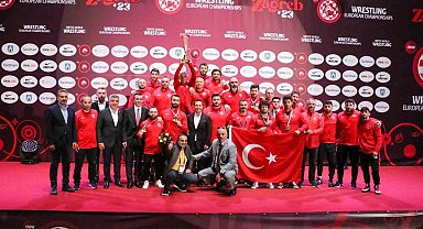 Türkiye Güreş Milli Takımı, Avrupa şampiyonasına damga vurdu
