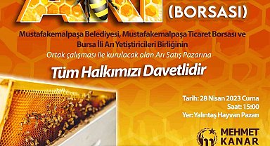 Türkiye'nin ilk arı pazarı Bursa Mustafakemalpaşa'ya kurulacak