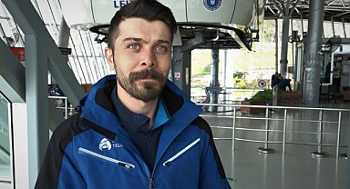 165 Metre Yüksekte Cambazları Aratmıyor