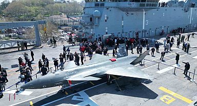 Vatandaşlardan TCG Anadolu'ya yoğun ilgi