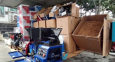 Villayı sigara fabrikasına çevirmişler