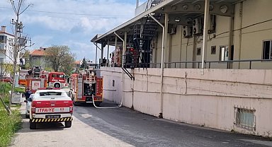 Yetkili serviste yangın