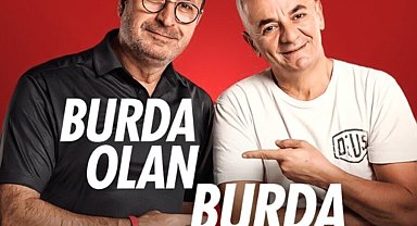 Zafer Algöz ve Can Yılmaz'ı buluşturan "Burda Olan Burda Kalır" Türkiye turnesinde