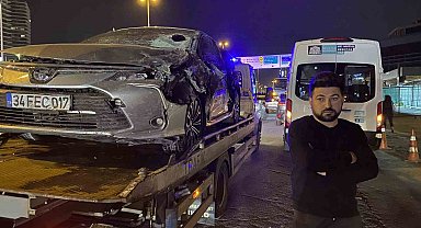 Zincirlikuyu'da makas atan sürücü zincirleme kazaya neden oldu: 8 yaralı