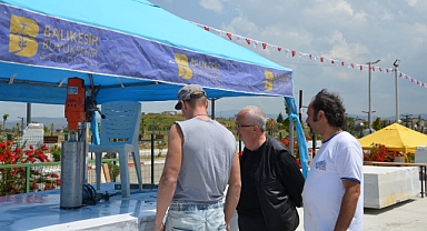 3. Gömeç Heykel Sempozyumu'nda İlk Çekiçler Vuruldu 