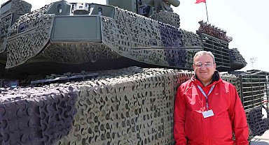 Altay tankı, TEKNOFEST-2023'te vatandaşlarla buluştu