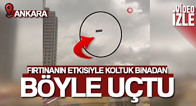 Ankara'da fırtına çatıları uçurdu