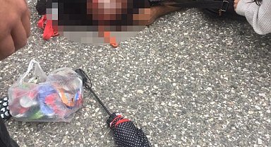 Ankara'da otomobilin çarptığı belediye işçisi yaralandı