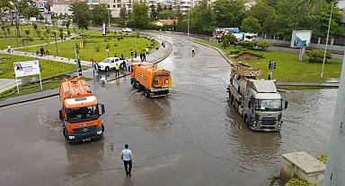 Ankara'da yağmur ve dolu etkili oldu