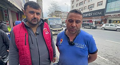 Arnavutköy'de esnafın minibüs durağı isyanı, "Her gün bir kavga"