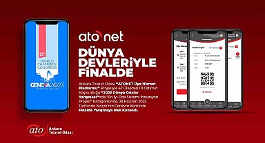 ATO "ATONET Üye Hizmet Platformu" projesi ile finalde