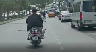 Motosikletine Bindirdiği Köpeğiyle Birlikte Kilometrelerce Yolculuk Yaptı