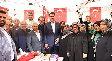 Bakan Kurum: "Seçim biter bitmez depremzedeleri sokağa attılar"