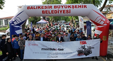 Balıkesir'de Türkiye Kupası Yol Bisiklet Yarışları Heyecanı Başladı