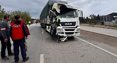 Bandırma-Çanakkale Karayolunda Tır Kazası