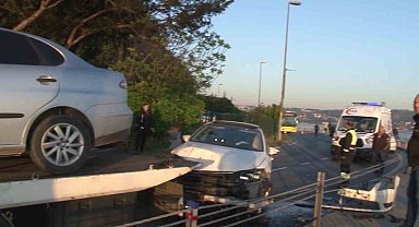 Beykoz'da İki Araç Çarpıştı