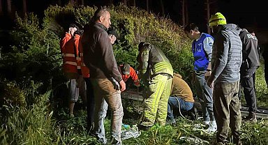 Beykoz'da kuyuya düşen vatandaş 1 saatlik çalışmanın ardından çıkarıldı