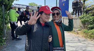 Büyük İstanbul Mitingi öncesi Marmaray'da yoğunluk yaşandı