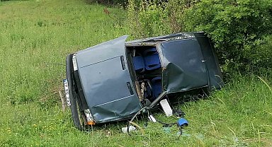 Çan'da trafik kazası: 1 yaralı