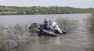 Çanakkale'de barajda tekne battı: 1 kayıp