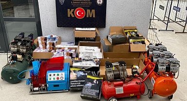 Çanakkale'de kaçak sigara operasyonu