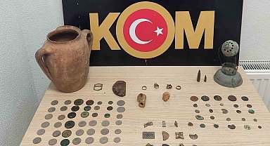 Çanakkale'de tarihi eser kaçakçılığı operasyonu: 1 gözaltı