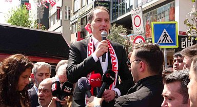 Fatih Erbakan'dan Ümraniyeli vatandaşlara: "Bir oy Erdoğan'a bir oy Yeniden Refah'a" çağrısı