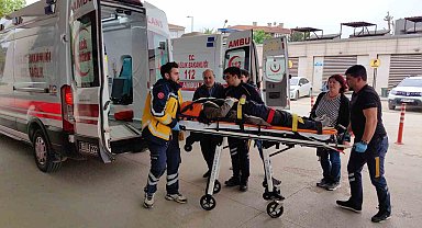 Geri manevra yapan kamyonet öğrencinin üzerinden geçti