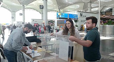 İstanbul Havalimanı'nda seçim yoğunluğu: 20 bin vatandaş oy kullandı
