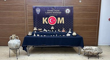 İstanbul'da 82 adet tarihi eser ele geçirildi