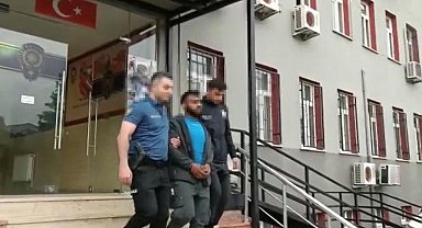 İstanbul'da bisikletle minibüsten matkap çalan hırsız yakalandı