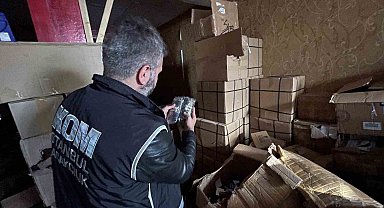 İstanbul'da Tütün Kaçakçılığı Operasyonu