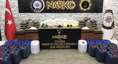 İstanbul'da zehir tacirlerine büyük darbe: 605 kilo uyuşturucu ele geçirildi