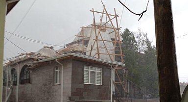 Kahramankazan'da yıkılan minare belediye tarafından yeniden yapılacak