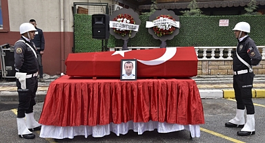 Kalp Krizinden Hayatını Kaybeden Polis İçin Tören Düzenlendi