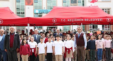 Keçiören'de ilkokula laboratuvar sınıfı açıldı