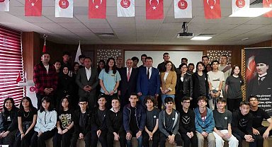 Keçiören'de Vecihi Hürkuş Anadolu Lisesine enstrüman desteği